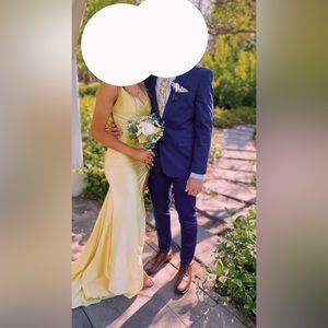 Atria Prom Dress 6835H in light yellow